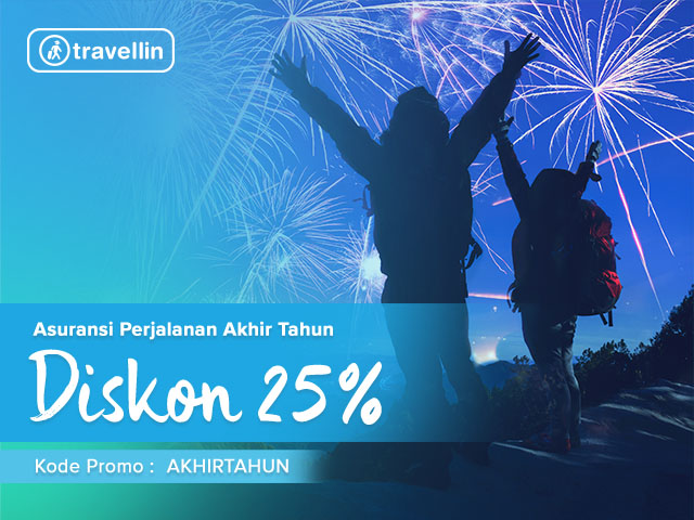 Asuransikan Perjalanan Akhir Tahun dengan Diskon 25% Dari Travellin